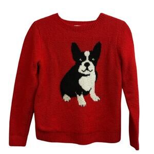Cupcakes and Cashmere Red French Bulldog Sweater Small Frenchie Dog Lover